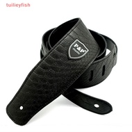 【tuilieyfish】 Guitar Strap Vintage 2.5 Inch Adjustable Soft Embroidered Belt Classical Bass Music Hobby Guitar Accessories 【SH】