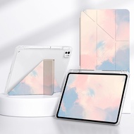 ZOYU | เคสใสพร้อมช่องสำหรับปากกาและที่วางสำหรับ iPad Air 6 11/13 นิ้ว