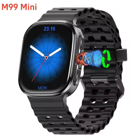 Nestest M99 M99Mini 2.29inch Amoled Smartwatch 5G LTE Android 13.0 Smart Watch With Touch ID Fingerp