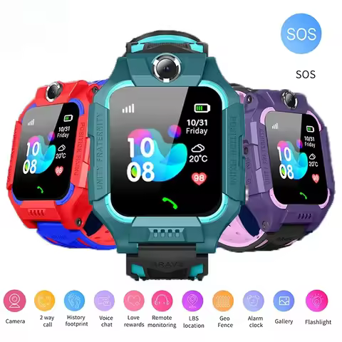 Q19 Children Smart Watch SOS Phone Watch Smartwatch Kids With Sim Card Photo Waterproof IP67 Gift Fo