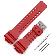 Waterproof Resin Watch Strap For G-shock GA-110GB GA-100 Replacement Watchband for G Shock GD120 GA4