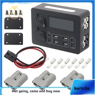 Car USB Charging Hub USB Charging Hub withLED Light & Type C Port USB Charging Hub Charging Hub with