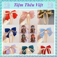 Viet Embroidery Shop Bow Hair Clip TT09