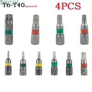 Accessories 1/4' Electric Screwdriver Bit Spanner T6-T40 Hex Head 25mm