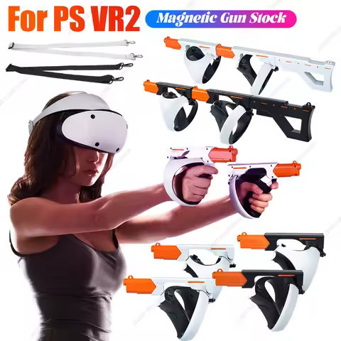 Magnetic Gun Stock For PS VR2 Game Controller Gun Stock VR2 Controller Handle Controller Grip Shoote