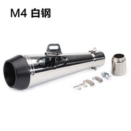 Retro Cafe Racer Motorcycle Exhaust System Muffler Pipe Modified M4 Tail PIPE Universal For Yamaha T