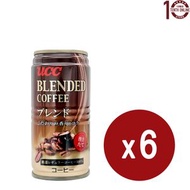 UCC - Ucc 日本上島咖啡 - 招牌醇濃香炭糖原味咖啡(罐裝) 6x185克 (2588)