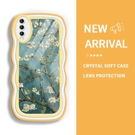 JBIMA Transparent Silicon Case Flower Painting Oil Paint Van Gogh Beautiful SoftCase For Vivo Y20 Y2