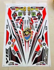 Tem rời ex 150 đỏ đen trắng