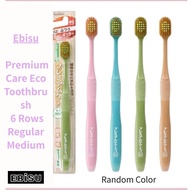 Ebisu Premium Care Eco Toothbrush 6 Rows Regular Medium