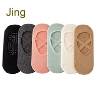Jing Yoga Socks Professional Fitness Cross band Pilates Socks Women's Non slip Trampoline Floor Socks