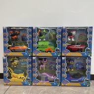 Paw Patrol Toy Transforming Car Dog Childrens Toy Ocean Rescue Season 4 Full Set Pull Back Dog Pull 