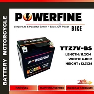 YTZ7V YTZ7 BATTERY POWERFINE MOTOCYCLE NVX155 N - MAX155 R250 R 250 KLX150 KLX 150