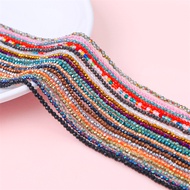 2mm 36cm（Approximately 185 pieces）/bag Glass Material Special Grade Plating And Coloring Technology,