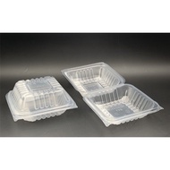 BX170 Pp Burger Box [ 100 PIECE(s) ] Disposable Plastic Food Box - T 201 Pp/BEKAS BURGER