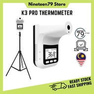 K3 Pro Thermometer Scanner With Stand Original / Digital Infrared Thermometer / Forehead Non-contact