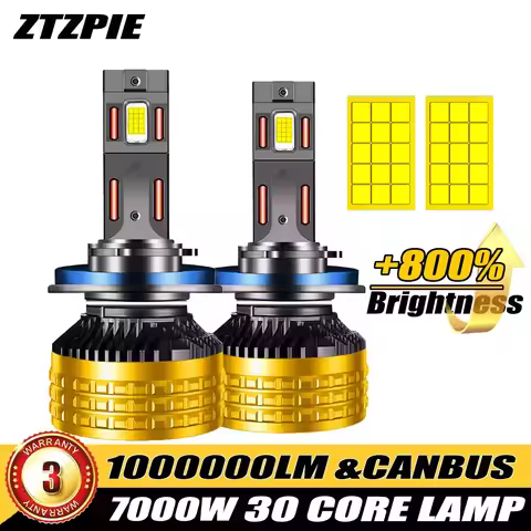 ZTZPIE 6500K H7 H4 Led Headlamp High Lights High Bulb CSP 9084 For Car H11 9005 HB3 9006 HB4 H1 Led 