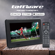 Televisi portable 7 inch TV Mini di mobil siaran digital DVB-T2 + Analog