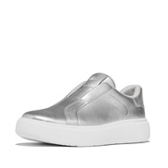 FitFlop RTG Leather Laceless Sneakers - Silver (E4T-011)