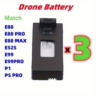 (2600 mAh) 3PCS Rechargeable E88/E99/K3 Pro/P5 Pro RC