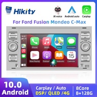 Hikity 2 Din Android Car Radio For Ford Focus 2 Ford Fusion Mondeo