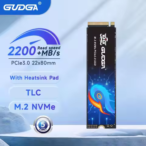GUDGA SSD M2 NVME 128gb 256gb 512gb 1TB PCIe 3.0 M Key Gen3*4 Internal Solid State Hard Drive 2280 F