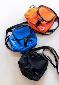 日本預訂 3色選the north face purple label 紫標 刺繡logo  TNF Stroll Shoulder 帆布純色斜跨 單肩包 N25SO03