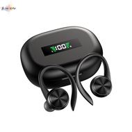 Sports Bluetooth Wireless Headphones - IPX5 Waterproof Ear Hooks with Mic for Gym Music