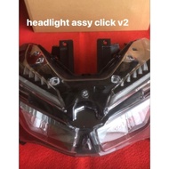 ♞HONDA CLICK 125 / 150 V1 , Honda click v2 and click v3 headlight lens and headlight assembly