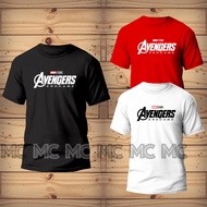 [Ready Stock] Avengers Marvel Studio T-shirt /Premium Cotton/ Unisex Round neck short sleeve t shirt/baju tshirt/lelaki perempuan/