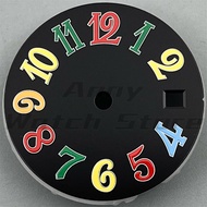 29mm Black White Watch Dial Fit ETA2824 2836 Mingzhu DG2813 3804 Miyota 8205 8215 821A Movement