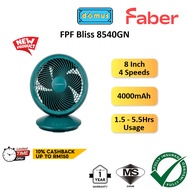 Faber 8 Inch Portable Circulation Mini Fan Mini Desk Fan Suitable For Office Desk 8" Kipas Meja Mini