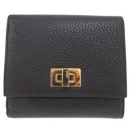 近全新 Fendi PEEK A BOO 雙折錢包 8M0438 A91B F11IE 小牛皮 0197 [二手] FENDI