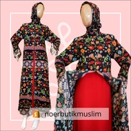 Hikmat Fashion Original A4877 Abaya Hikmat  noerbutikmuslim Gamis