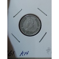 1961 KN 5cents Malaya British borneo borneo queen Elizabeth VF #1120