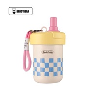 แก้วดื่มน้ำรักษาความร้อนพร้อมสูบน้ำ Straws Tea Extraction Bear Fruit Extract Portable Water Cup for