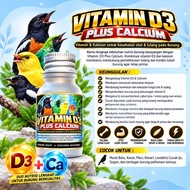 NEW VITAMIN D3 PLUS CALCIUM Bird & CALCIUM Vitamins for Bones and Muscles for all types of birds