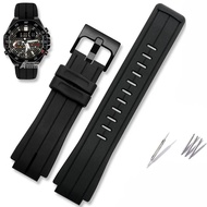 Modified Silicone Watch Strap Substitute Casio EDIFICE 20th Anniversary Honda 5618 ECB-10HR-1APR Spo