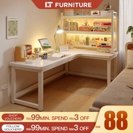L Shape Study Table Meja Belajar Computer Desk Meja Komputer Laptop Table L shape Table 180CM Corner