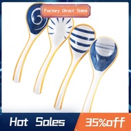 Ceramics Soup Spoons Set of Japanese Soup Spoon Long Handle Soup Spoons for Pho Ramen Noodles Wonton