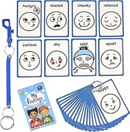 My Feelings Cards and Emotions Flash Cards for Special Needs, Autism as Cue Cards, Aiding with Empat