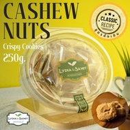 คุกกี้เนยสด เม็ดมะม่วงหิมพานต์(Cashew Nuts Cookies)ขนาด 250 กรัม คุกกี้โฮมเมด Lydia&Samit