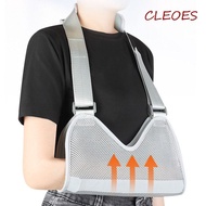 CLEOES Shoulder Arm Sling, Adjustable Breathable Shoulder Immobiliser, Fracture Supplies Lightweight
