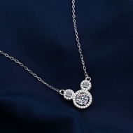 Petchara Jewelry สร้อยคอเพชรโมอีส 2 กะรัต เงินแท้ S925 น้ำ D-VVS1 : D1001