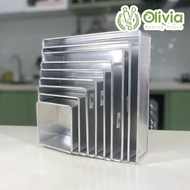 Mini Square Sponge Cake Pan 12 x 12 x 4 Cm Thick