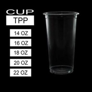 Cup Plastik  Brand TPP Thailand Gelas Plastik Minuman 14oz 16oz 18oz 20oz 22oz 50pcs