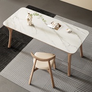 Slate Dining Table For Home Use Small Apartment 2025 New Model Light Luxury Modern Simple Island Din