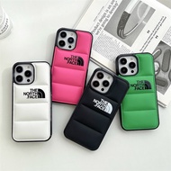Large Hole Filled Cotton Down Jacket Stylish Phone Case 11-14Prom Can Be Used for IPhone 14 13 12 Pro Max 11 Pro Max 11 Pro Max Shockproof and Drop Resistant X XR XS 7 8 Plus High