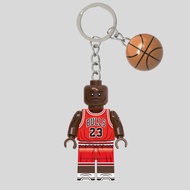 GANTUNGAN Michael Jordan Lego Keychain | Michael Jordan Keychain | NBA Series
