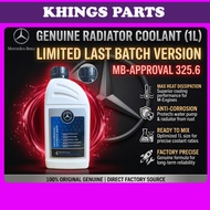 Original Mercedes Radiator Red Coolant Kereta Antifreeze MB 352.6 1 Litre Coolant Merah Kereta Cecai